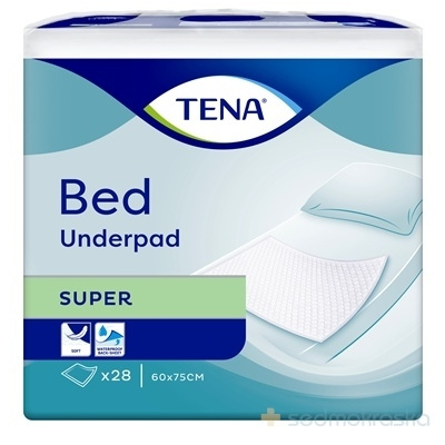 TENA Bed Super absorpčné podložky, 60x75 cm, 1x28 ks