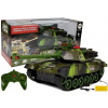 LEAN TOYS Veľký diaľkovo ovládaný tank R/C 2,4 GHz Svetlá Snímanie zvuky zelené