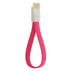 4-OK USB-MICROUSB DATA CABLE MAGNET, PINK 20cm