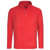 Classic Fleece Half-Zip for men , BLACK OPAL, S Farba: scarlet red, Velkost: XL