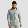 Mikina se zipem Limitless Eucalypt - GymBeam barva: zelená, velikost: XXXL