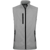 Kariban | K403, Pánska 3-vrstvá softshellová vesta, sivá marl, S