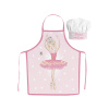 Javoli Detská zástera s kuchárskou čiapkou Baletka
