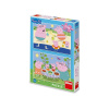 Dino Peppa Pig Na dovolenke 2x48 dielov
