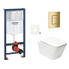 Siko Závěsný WC set do lehkých stěn / předstěnová montáž SAT Infinitio GRSIN12SCGL0