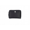 Peňaženka - Karl Lagerfeld Peňaženka prírodná koža čierny produkt unisex (Karl Lagerfeld kožená peňaženka blízko)
