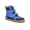 Detské zimné obuv Barefoot Beda - Playful Sky modrá