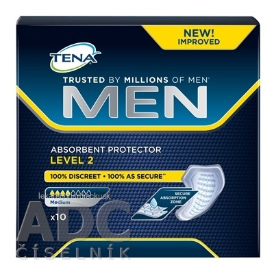 TENA Men Level 2 inkontinenčné vložky pre mužov 1x10 ks