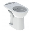 Geberit Selnova Square WC kombi misa 65,5x35,5cm,hlboké splach.,zadný odpad,Rimfree,Biele GEB 500.486.01.7
