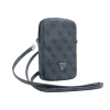 Guess PU 4G Triangle Logo Wallet Phone Bag Zipper čierne