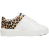 Ed Hardy Módne tenisky Wild low top white leopard Biela