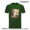 Tričko RANGER® - HIPPIES CAR S Zelená