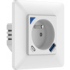 IMMAX NEO vnitřní s kolíkem, typ E, 1x USB, 1x USB-C, PD 20 W, Zigbee (07800L)