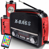 PRENOSNÉ SIEŤOVÉ KUCHYNSKÉ RÁDIO NA BATÉRIE FM/AM/SW USB AUX SD MP3