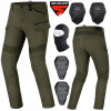 Motocyklové nohavice SHIMA GIRO 3.0 KHAKI zelené bojové džínsy DARČEKY