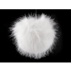 Kožešinová bambule s poutkem Ø11 cm Varianta: 1 Off White, Balení: 1 ks