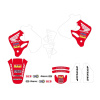 TECNO STICKERS HONDA TEAM 92