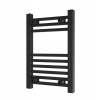 KÚPEĽŇOVÝ RADIÁTOR ČIERNY REBRÍKOVÝ 60x40 cm MODERNÝ RADIÁTOR BERGEN