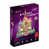 CubicFun 3D puzzle svítící Chrám Vasila Blaženého 224 ks