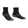Ponožky Bridgedale Hike LW MP 3/4 Crew Black / Silver M (40-43EU)