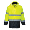 PORTWEST LITE TWO-TONE TRAFFIC S166 / Reflexná bunda - HV žltá/námorná modrá L