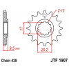 JT Reťazové koliečko JT JTF 1907-14 14T, 428