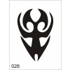 Airbrush tetovacia šablóna pre jednorazové použitie V028