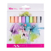 Akvarelové perá Ecoline - sada 10 ks - Pastel (Akvarelové perá Ecoline - sada 10 ks - Pastel)