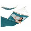 Hammock s barom Nenezonas odtiene modrej 180 kg 200 x 120 (Veľká 2-členná záhradná hojdacia hojdačka s vankúšovou čelenkou)