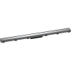 HANSGROHE RainDrain Match vrchná sada sprchového žľabu 100 cm, s výškovo nastaviteľným rámom, chróm, 56041000
