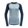 Dámské triko Devold Expedition Merino 235 Shirt W Flood/Cameo