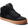 pánske topánky DC PURE HIGH-TOP WC Black/Gum - BGM 45