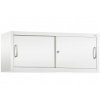 Kancelárska skriňa Acurado, posuvné dvere - nadstavec, 1200 x 400 x 500 mm, biela
