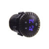 Digitálne LED hodiny 12-24V, modré