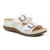 Medi Line 4617-S001 biele dámske zdravotné šľapky EUR 40