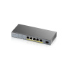 ZYXEL GS1350-6HP 6 Port manged CCTV PoE witch, 60W, 802.3BT, GS1350-6HP-EU0101F