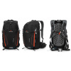 Bergson Namsen Tourist Backpack 30 20-40 L pomaranče a červené (Priestranný turistický batoh Bergson Namsen 30l)