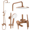 Sprchový set REA AVALON Copper BRUSH