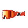 2 326 / 5 000 okuliare VISION YOUTH CORP, ALPINESTARS, detské (oranžová, zrkadlové červené plexi) 2025