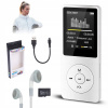 MP3 Bedee PREHRÁVAČ MP3 32GB FM RÁDIO čierny 32 GB