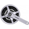 SHIMANO TY501 170MM 42/34/24Z. 6/7/8-K. STRIEBORNÝ HORSKÉ KĽUKY