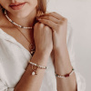 Inspirace 147 - Dámský set šperků – korálky Millefiori, korál, tyrkys LOOK147