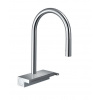 Hansgrohe 73837000 Aquno 170 Select Drezová batéria s vyťah. sprškou a prúdom, 3jet, chróm HG 73837000