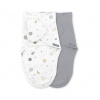 INGENUITY Zavinovačka SwaddleMe™ Ulitka bavlna Sunset space 2ks 0,5 TOG 0-3m 17381-073