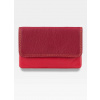 Visconti Malá Dámska Peňaženka na Kľúče z Prírodné Kože RB99 Červená s RFID Secure