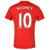 adidas Manchester United Rooney Home Shirt 2016 2017 Red S (Small)