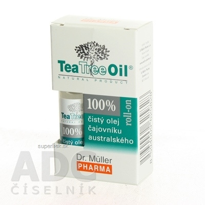 Dr. Müller Tea Tree Oil 100% čistý ROLL-ON olej 1x4 ml, 8594009624081