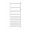 Kúpeľňový radiátor BELTI biela farba Varianta: Farba - Biela, Odporúčaná vykurovacia tyč - 600 W, Rozmer A - 50 cm, Rozmer C - 160 cm, Typ pripojenia - Stredové 50 mm