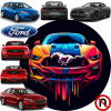 SADA JEDLÝ OBRÁZOK NA TORTU FORD AUTO MUSTANG AUTO + DARČEK TEXT