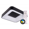 T-LED SMART TUYA Čierne LED stropné svietidlo hranaté 600x600mm 60W CCT s DO 105564